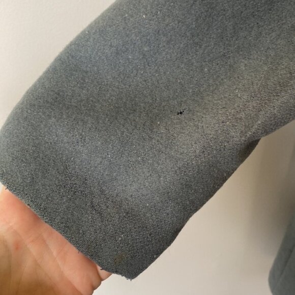 Vintage teal wool blend coat - Picture 3 of 15